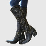 Dalia | Western Knee-High Boots