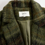Retro Plaid Long Tweed Coat