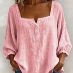 Annika | Stylish Relaxed Button Blouse