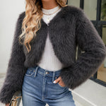 Faux Fur Warm Short Jacket Coat