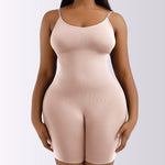 Tummy Control Bodysuit Mid Thigh Butt Lifter Body Shaper Shorts