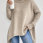 Ursula | Oversized Knit Turtleneck Sweater