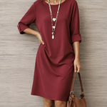Francine – Flowy Tummy-Flattering Midi Dress