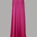 Simple Batwing Sleeves Lace-Up Solid Color High-Neck Midi Dresses