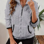 Nora ��� Plush Textured Zip Pullover