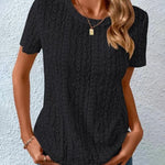 Nadorine Women's Casual Loose Fit Short Sleeve T-shirts Blouse