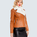 Plus Size Winter Coat Lapel Collar Long Padded Leather Vintage Thicken Coat
