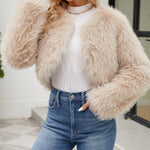 Faux Fur Warm Short Jacket Coat