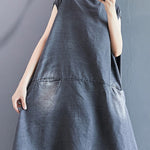 Original Split-Joint With Pocket Denim Dress