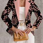 ODAYA | PINK LEAF BLAZER