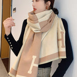Original Warm Letter Print Shawl&Scarf