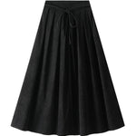 High Waist Pleated Skirt