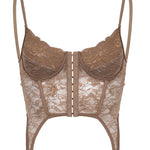 Lace V-Neck Breast Shape Vest