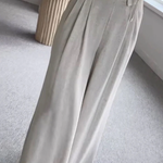 Commuter All-Match String Top & Pants Two-Piece Set