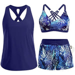 Maren | Three-Piece Tankini Bikini & Cover-Up Set