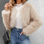 Faux Fur Warm Short Jacket Coat