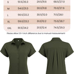 Nadorine Women's Blouse Short Sleeve Shirts (DE Only)