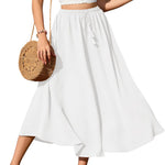 Nadorine Skirt Long Elegant Skirts High Waist Maxi Skirt (DE Only)