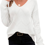Nadorine Women's Knitted Jumper Elegant Pullover (DE Only)