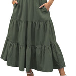 Nadorine Rock Damen Elegant Hohe Taille Skirt (DE Only)
