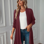Nadorine Women's Cable Knit Oversized Dressy Cardigan Jackets Long Sleeve Cardigan Sweaters