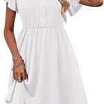 Nadorine Summer Dress Women's Short Sleeve Dresses (DE Only)