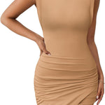 Nadorine Summer Dress Sleeveless Bodycon Mini Dress (DE Only)