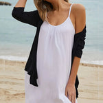 Spaghetti Strap Flowy Pleated Mini Dress - Nadorine (Us Only)
