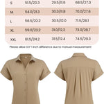 Nadorine Women's Blouse Short Sleeve Shirts (DE Only)