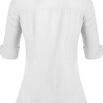 Nadorine Blouse Women's Slim Fit Shirt Cotton Shirt Blouse (DE Only)