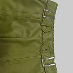 A-Line Loose Belted Solid Color Skirts Bottoms