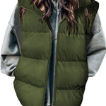 Stylish Warm Zip Up Puffer Vest (US Only)