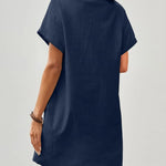 Nadorine Women's Linen Dresses Knee-Length Casual Beach Dress (DE Only)