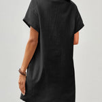 Nadorine Women's Linen Dresses Knee-Length Casual Beach Dress (DE Only)