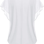Nadorine Women's Blouse Batwing Blouse Shirts (DE Only)