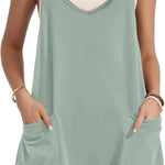 Nadorine Jumpsuit Short Summer Sleeveless Rompers (DE Only)