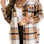 Nadorine Women's Checked Shirt-Jacket