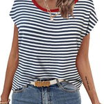 Nadorine Short Sleeve Sweater Knit Going Out Sweater Tops