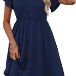 Nadorine Summer Dress Women's Short Sleeve Dresses (DE Only)