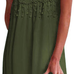 Nadorine Women's Boho Summer Dress Bohemian Mini Dress (DE Only)