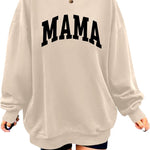Nadorine  Oversized Sweatshirts Graphic Print Tops