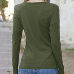 Zeagoo Women's T-Shirt Ribbed Long Sleeve Shirts (DE Only)