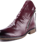 Sebastian Moretti | Vintage Side-Zip Leather Boots For Men
