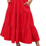 Nadorine Rock Damen Elegant Hohe Taille Skirt (DE Only)