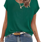 Nadorine Short Sleeve Sweater Knit Going Out Sweater Tops