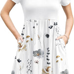 Nadorine Summer Dress Women's Dresses Short Sleeve Dress (DE Only)