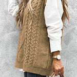 Oversized Vest Knit Sweaters Tank Pullover Fall Outfit