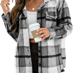 Nadorine Women's Checked Shirt-Jacket (DE Only)