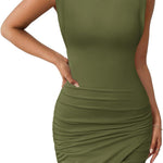 Nadorine Summer Dress Sleeveless Bodycon Mini Dress (DE Only)