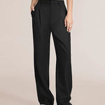 Wide Leg Pants High Waisted Business Casual Trousers Loose Suit Pants